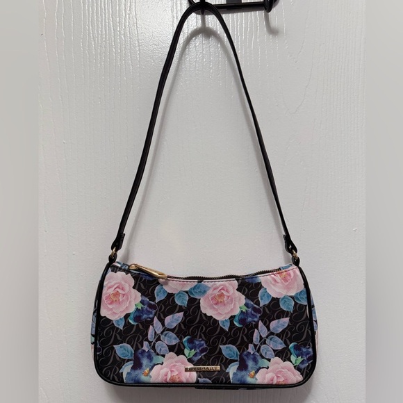 Rampage Floral Black Shoulder Bag - Picture 1 of 3